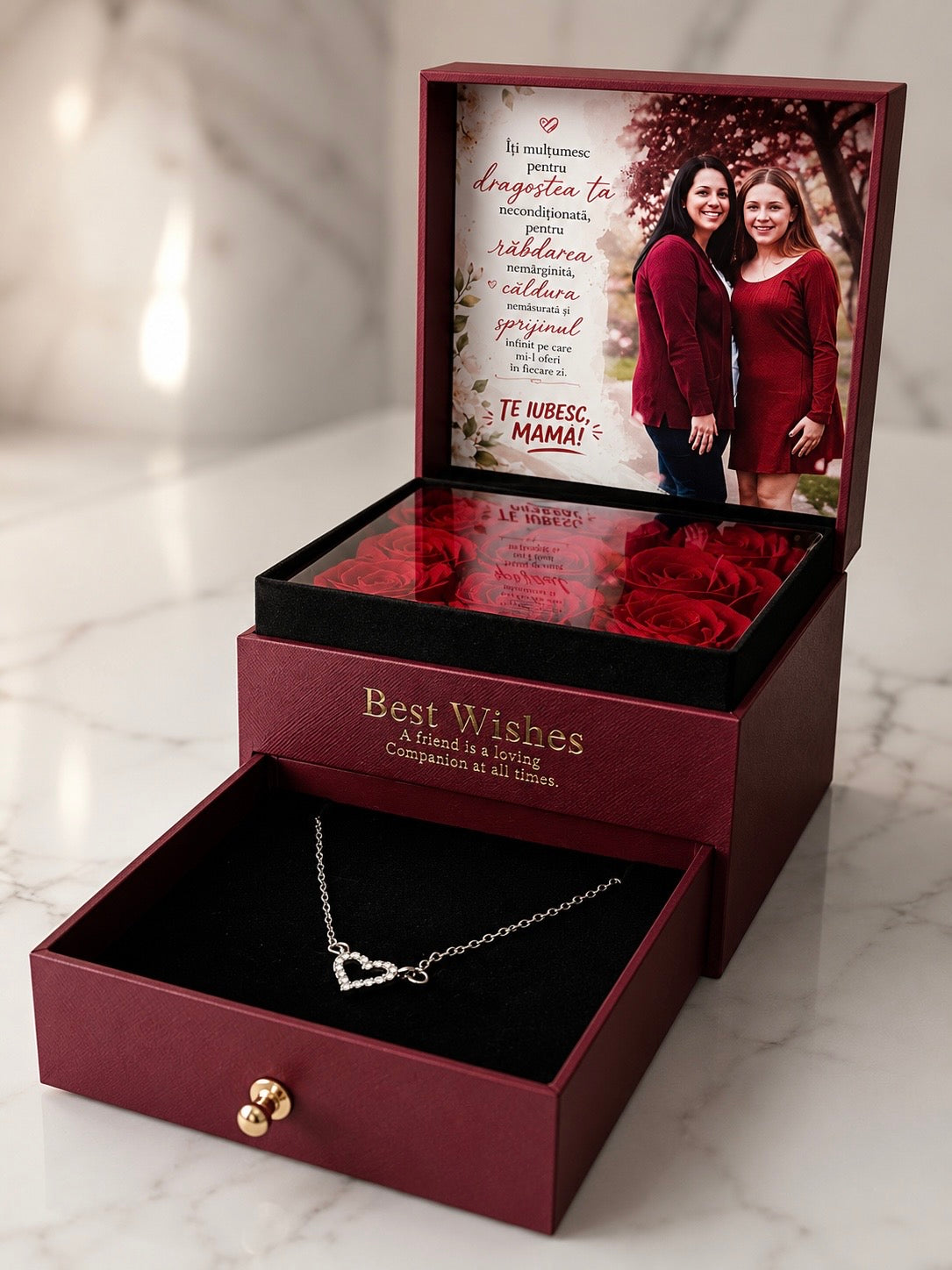 Cadou Premium Personalizat Pentru Mama, Colier Inclus