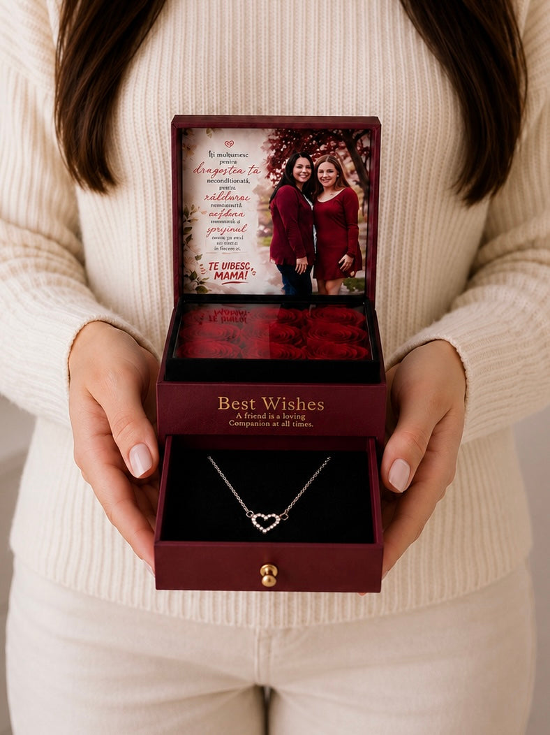 Cadou Premium Personalizat Pentru Mama, Colier Inclus
