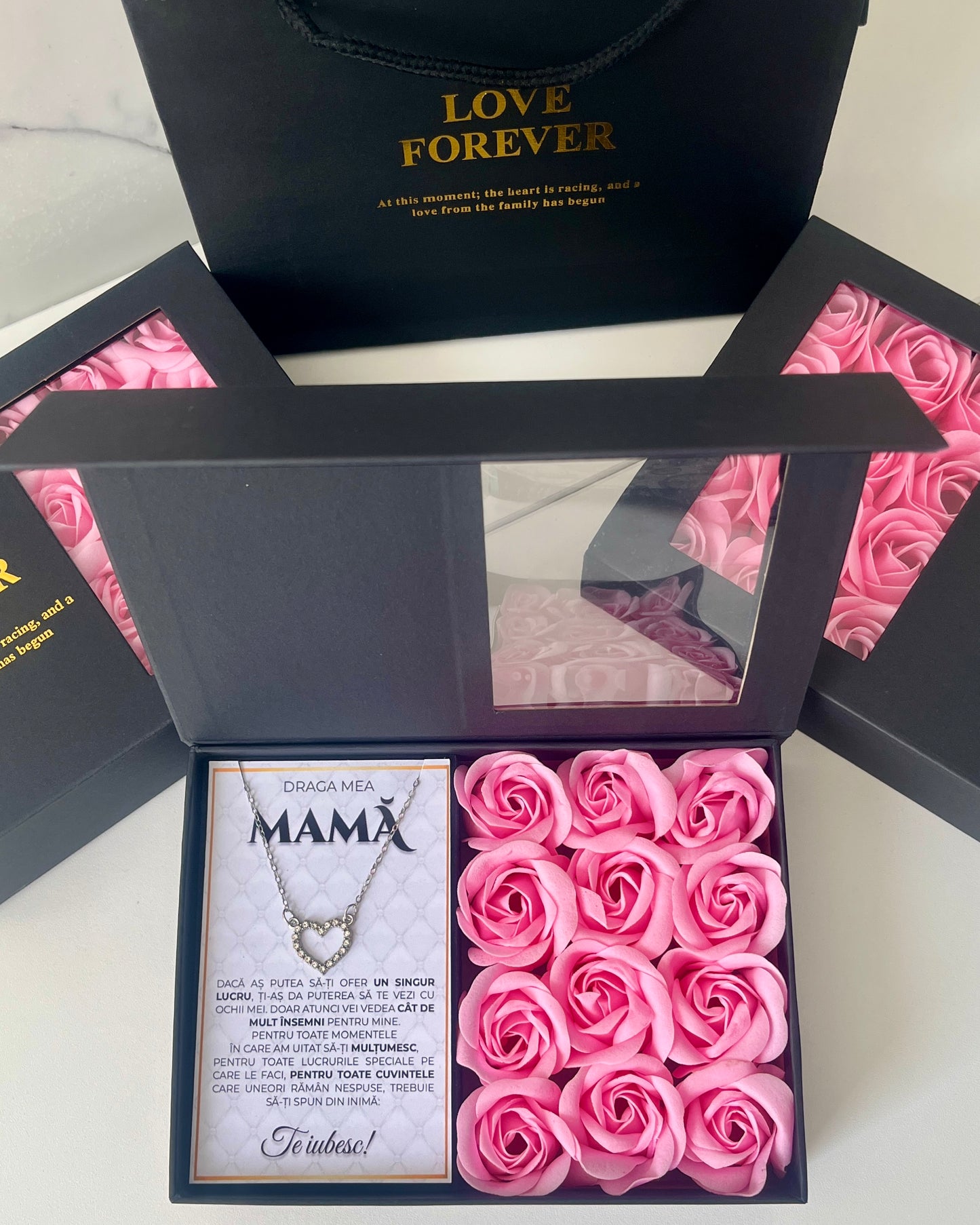Set Cadou Pentru Mamă cu Inimă
