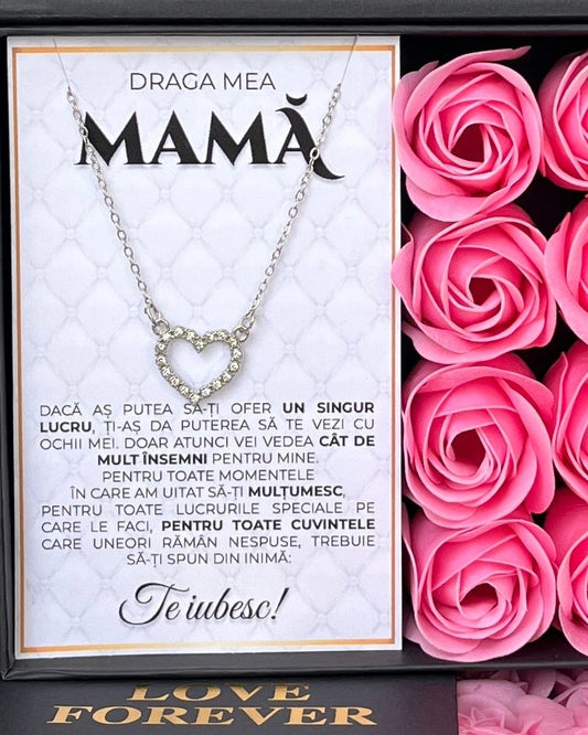 Set Cadou Pentru Mamă cu Inimă