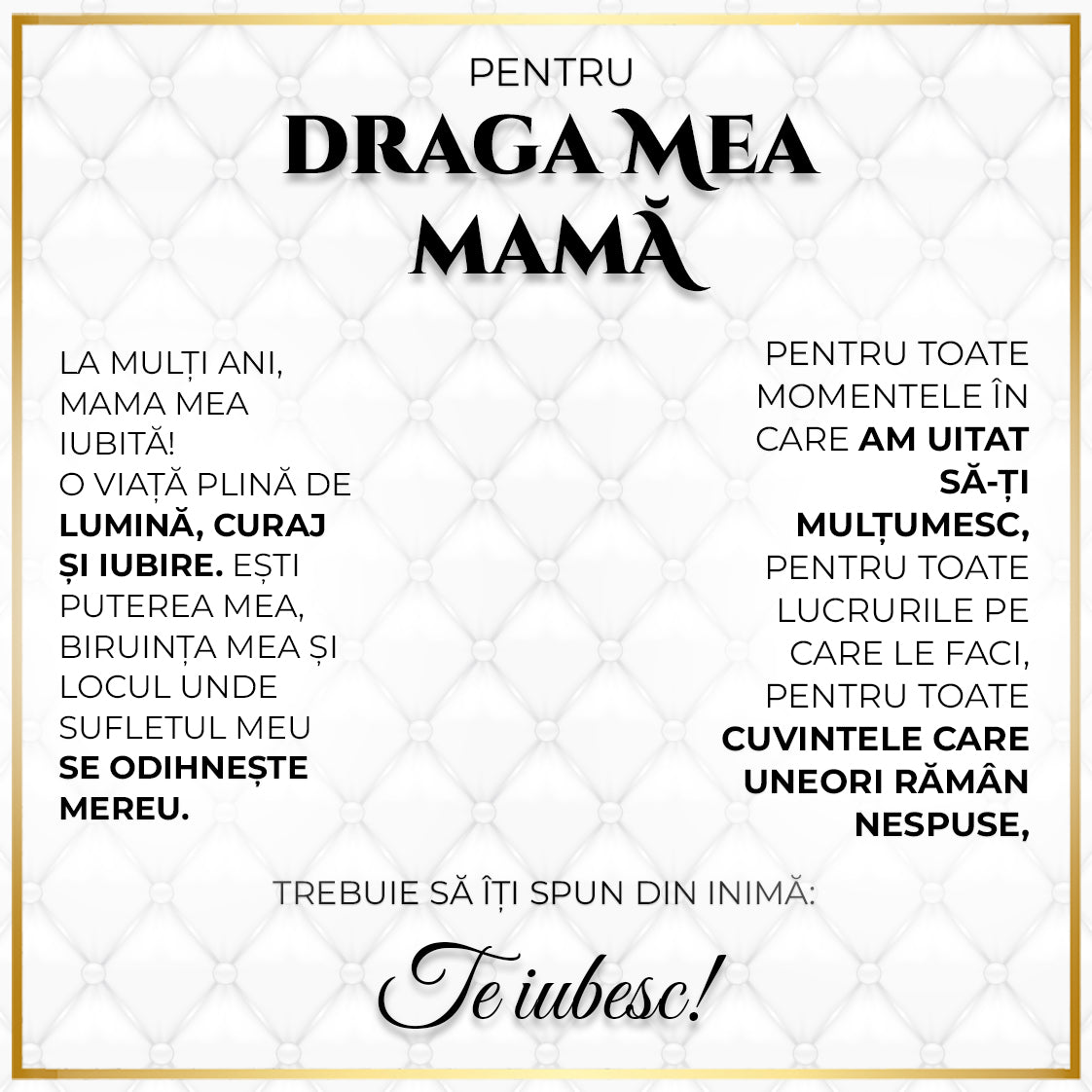 Set Cadou Pentru Mamă cu Colier Interior